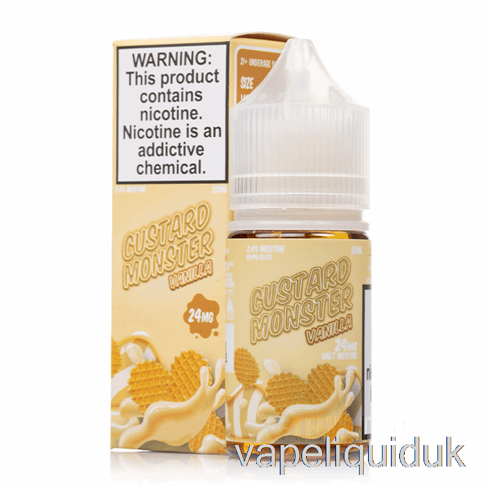 Vanilla - Custard Monster Salts - 30mL 24mg Vape Juice
